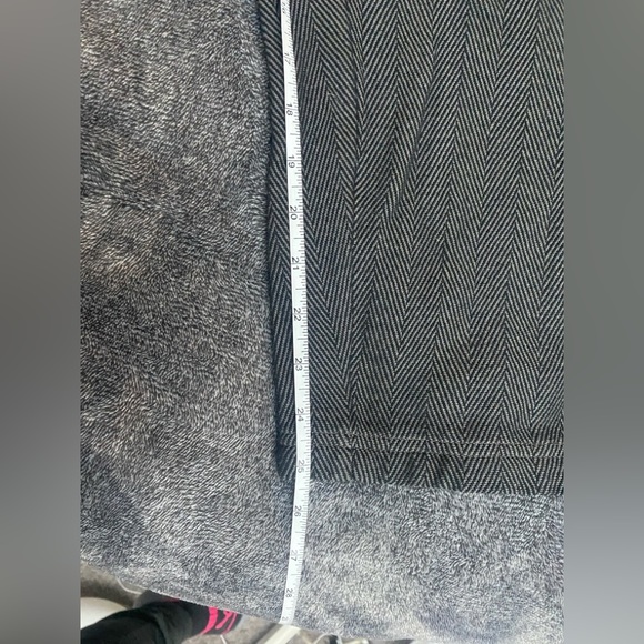 Free People NWT 100%Cotton Balloon Dress Pants Button Up Size 2 Grey Combo - Picture 11 of 12